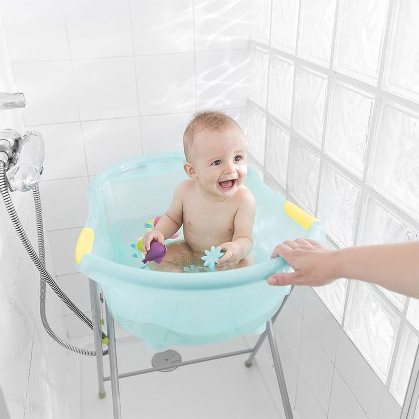 Badabulle Baignoire Ergo Ludique Bleu Montagne Beige