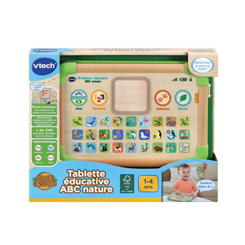 Tablette Interactive VTech Tablette Bébé Bilingue VTech - 12 Activités Éducatives Français/Anglais VTech Baby