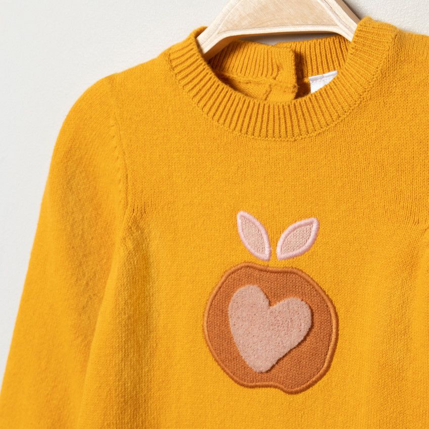 Robe Ligne A Coloris Uni Robe Pull Fille Arshiner Automne-Hiver