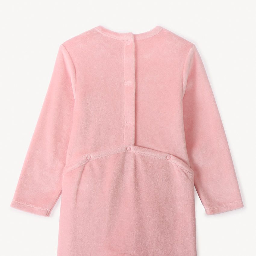 NEXT Lot De 3 Dors-Bien Bébé Cœur Rose 100% Coton 0-2 Ans - Pyjama Confortable