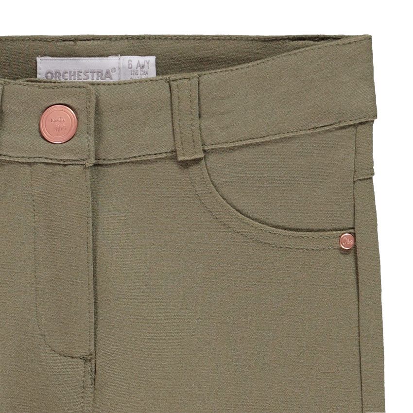 Pantalon Doublé Fille Orchestra Taille 3 Ans - Occasion Très Bon état, Beige, 100% Coton