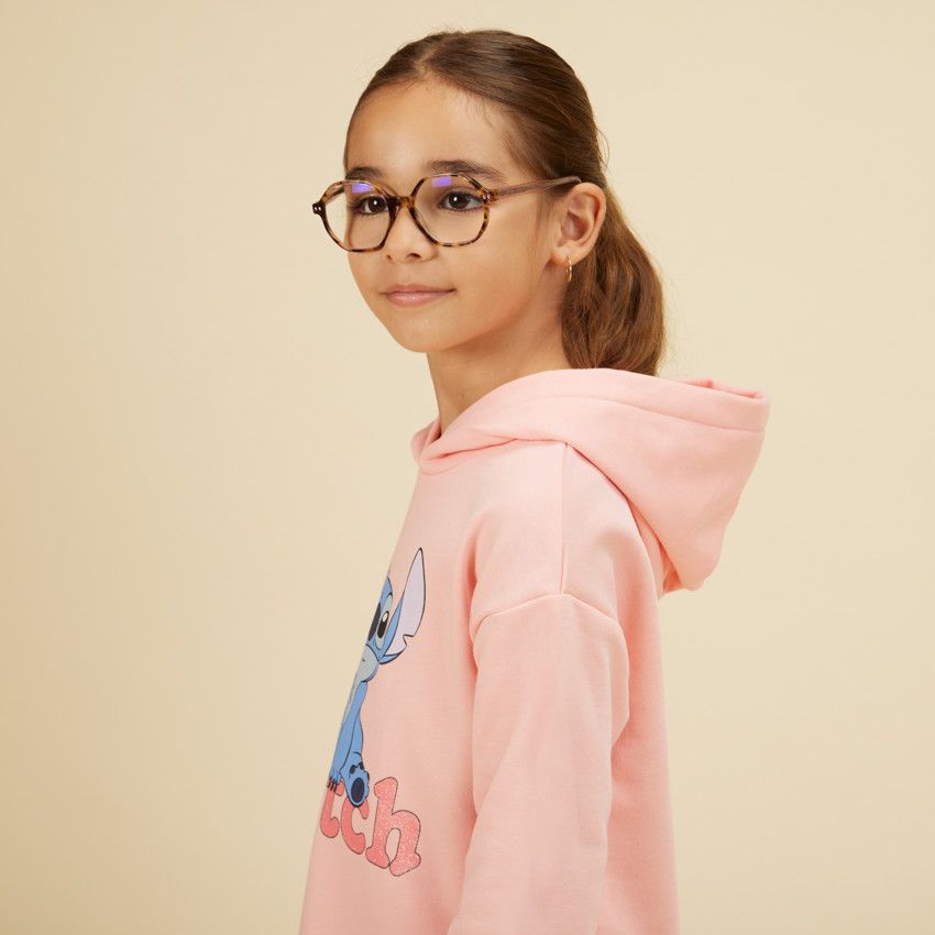 Orchestra Robe sweat oversize print Stitch Disney pour fille Rose moyen 3 ans Robe Fille