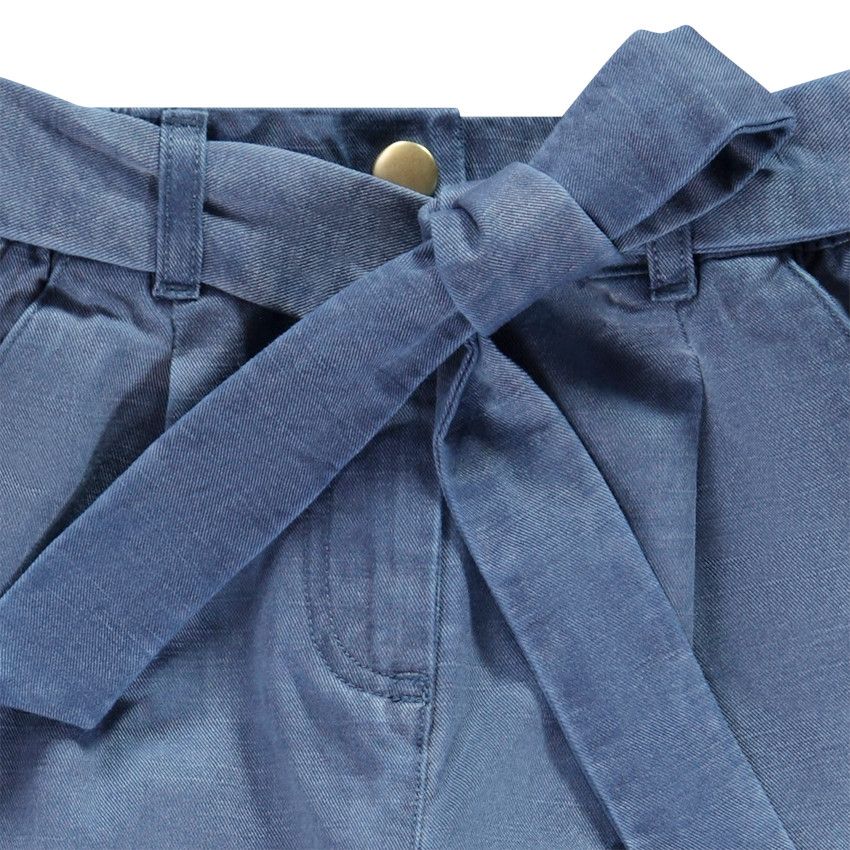 Pantalon slim effet peau de pêche pour fille Rose - 12 ans