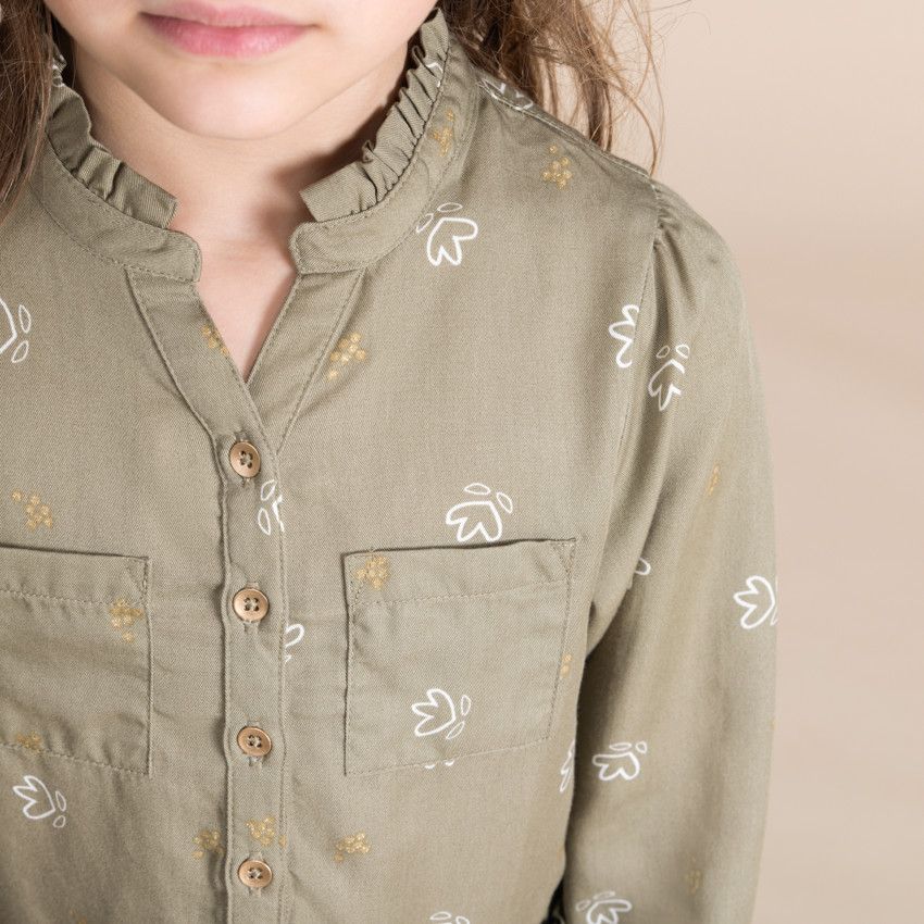 T-shirts, hauts et chemises blanches Zara pour fille de 2 à 16 ans