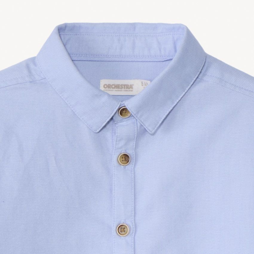Chemise Habillée Garçon Arc-en-Ciel Taille 9A Bleu à Carreaux - Occasion Très Bon état