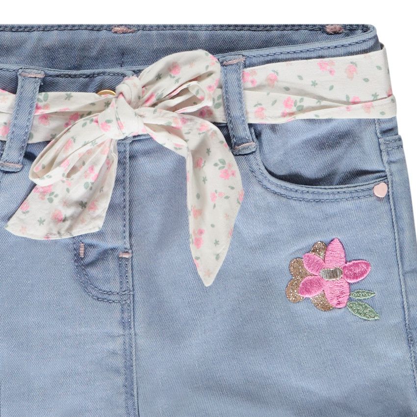 Lot De 3 Shorts Jean Pour Fille - FedMois - Taille 2-3 à 10-11 Ans - 75% Coton