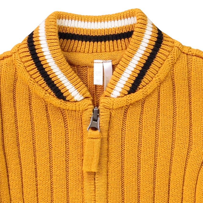 Sweat Manches Longues Garçon En Fibres Recyclées Bleu Avec Message Brode Bleu