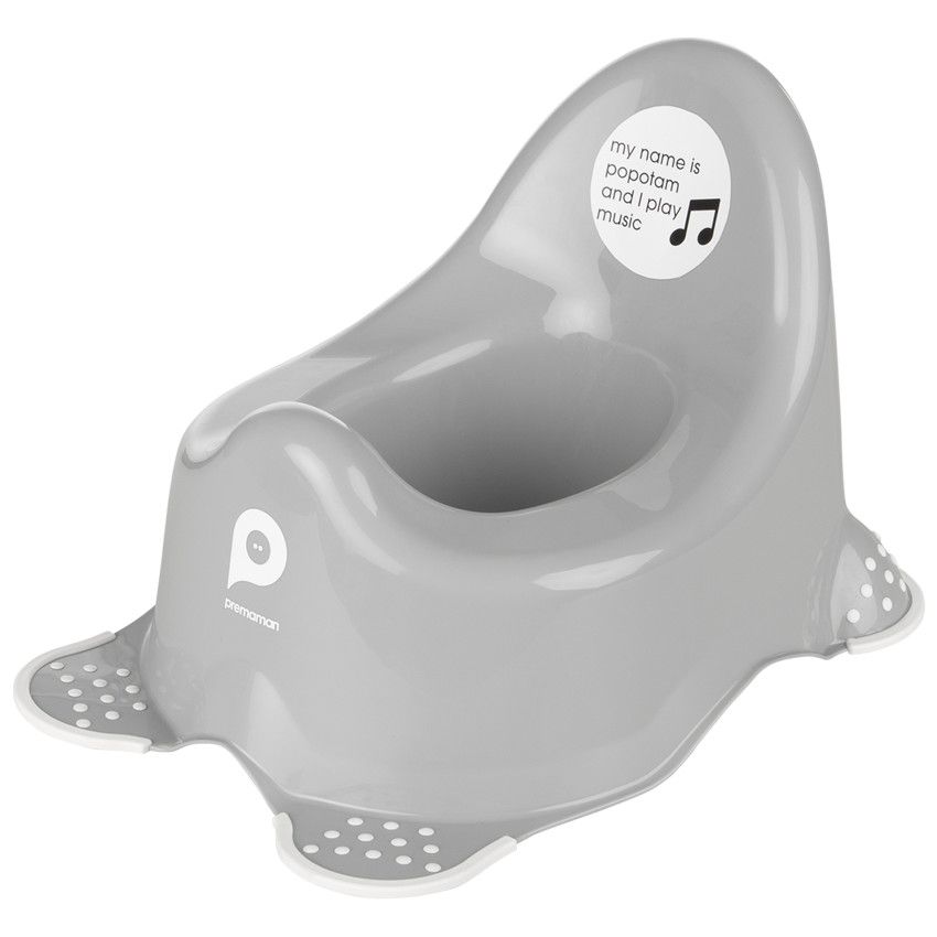 Premaman Pot Musical Gris Beige Pots Reducteurs Et Marche Pied Bain Orchestra