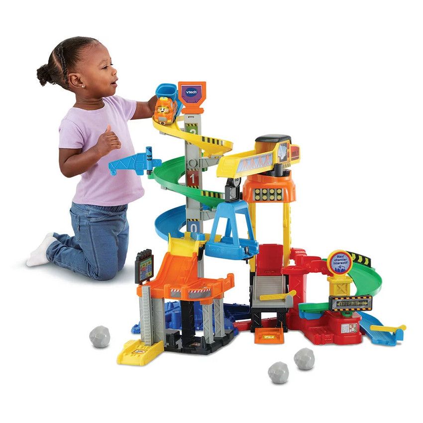 VTECH Maxi chantier interactif Tut Tut Bolides Vert - Jouets 2?�me Age - ??veil et jeux - Orchestra