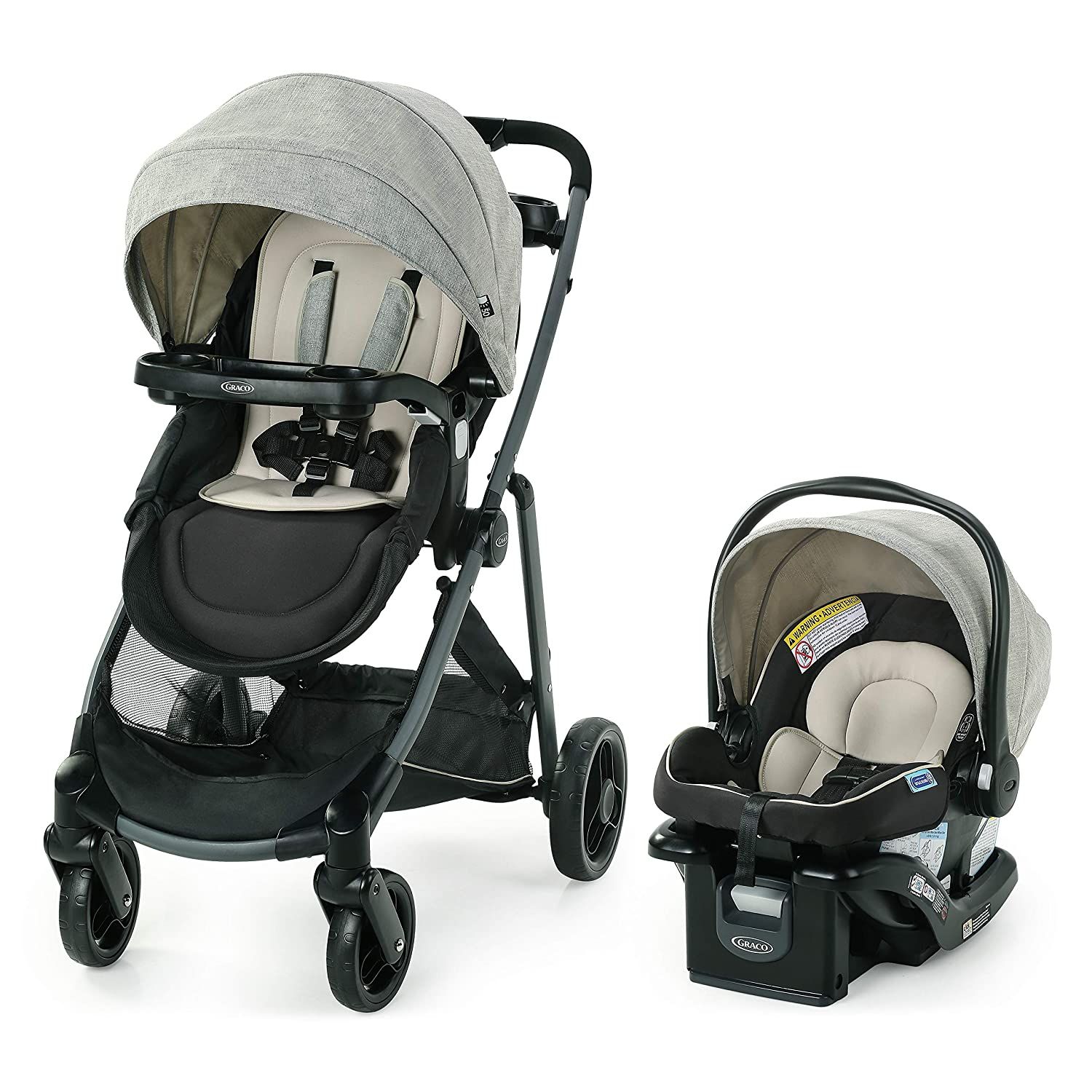GRACO POUSSETTE DUO MODES ELEMENTS LX LYNWOOD Poussettes duo et trio