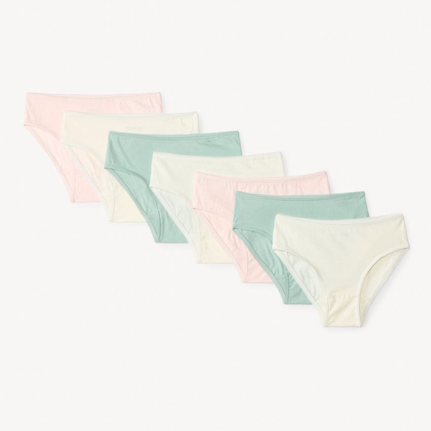 Hanes Lot de 6 Culottes pour Petite Fille, Coloris Assortis, 4
