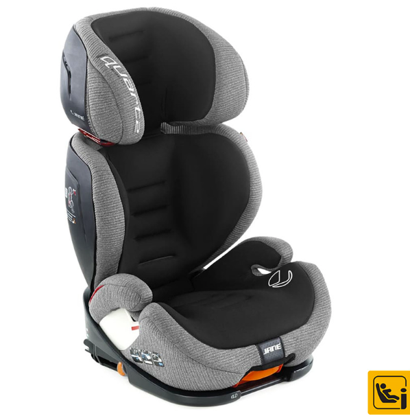 JANE Siègeauto iSize Quartz Groupe 2/3 Magic land NOIR Groupe 23