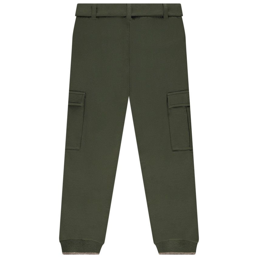 Pantalon Jogging Filles Taille Élastique Avec Poches Cargo - Confort Et Style Décontracté