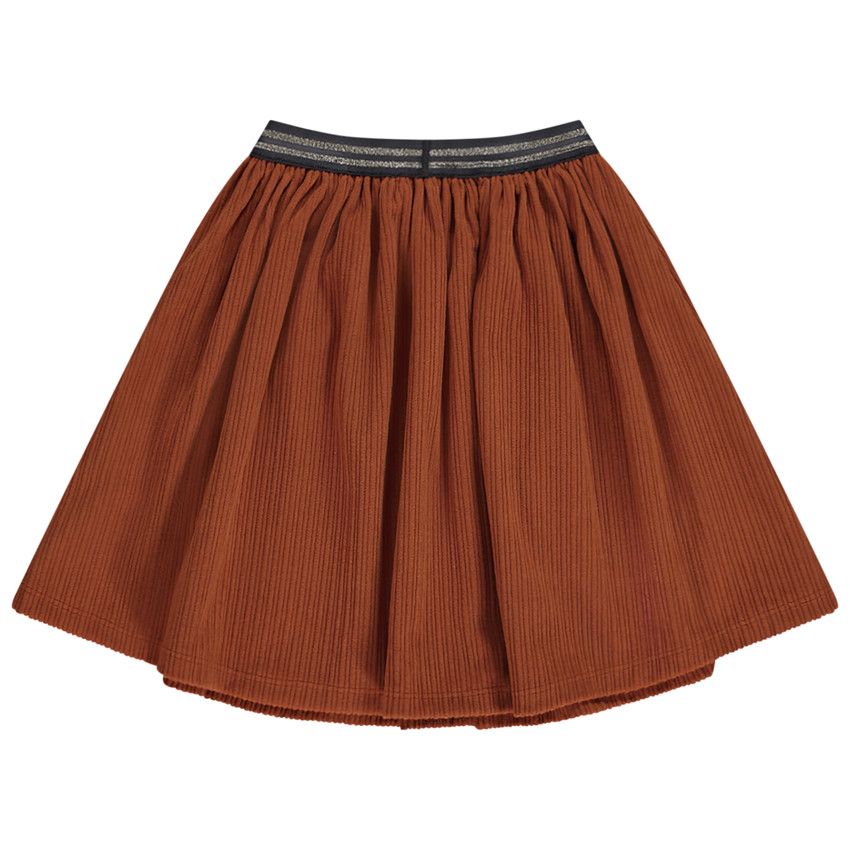 Jupe Fille Stella McCartney Velours Côtelé Jaune - Taille 4, Neuve Avec étiquette