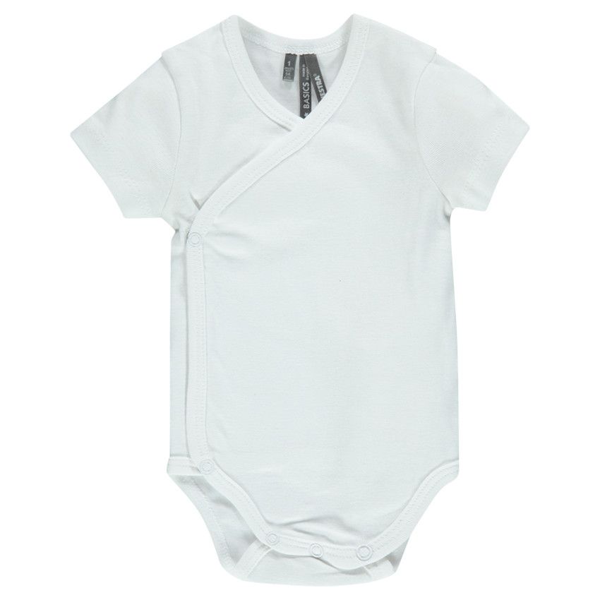 body manches courtes amiral pour bébé bleu marine blanc sérigraphié