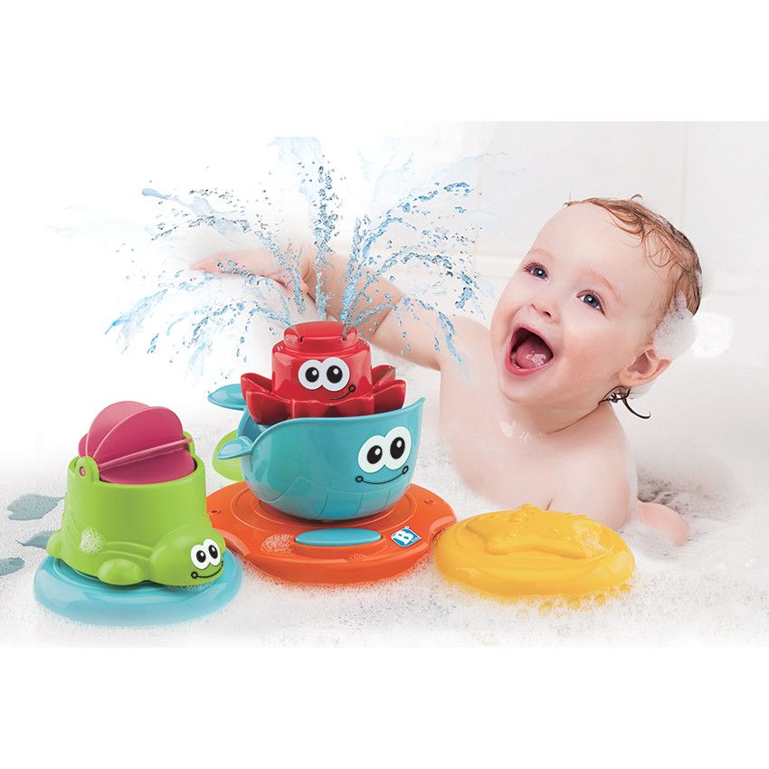 Infantino Jouets de bain Spray n Play Multicolore Beige Jouets de bain Éveil et jeux