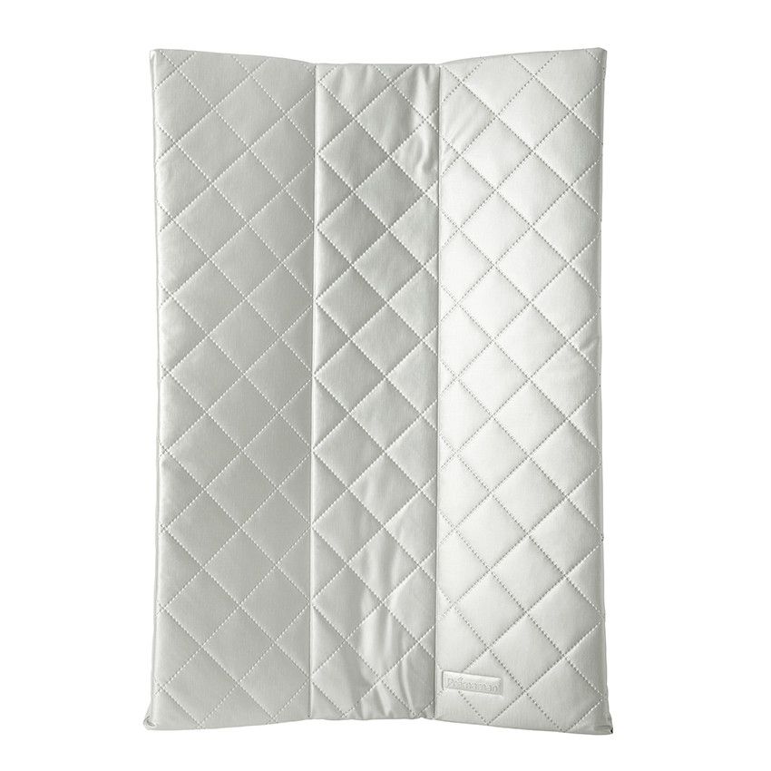 PREMAMAN Coussin à langer gaufré Silver Gris/Etoiles Tables et Matelas