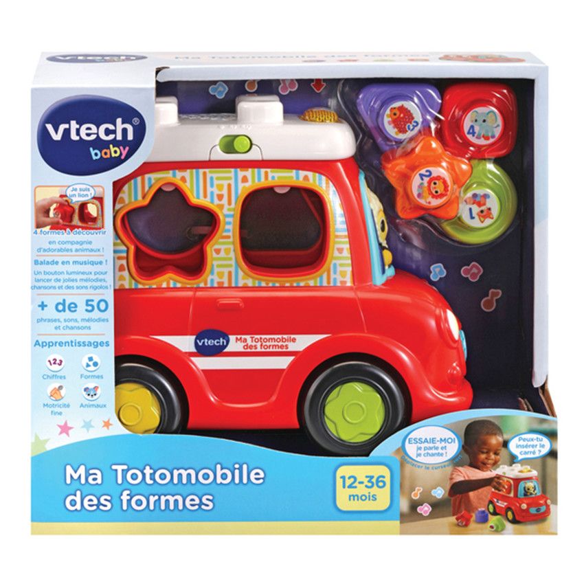 VTECH-MA TOTOMOBILE DES FORMES-12 A 36 MOIS