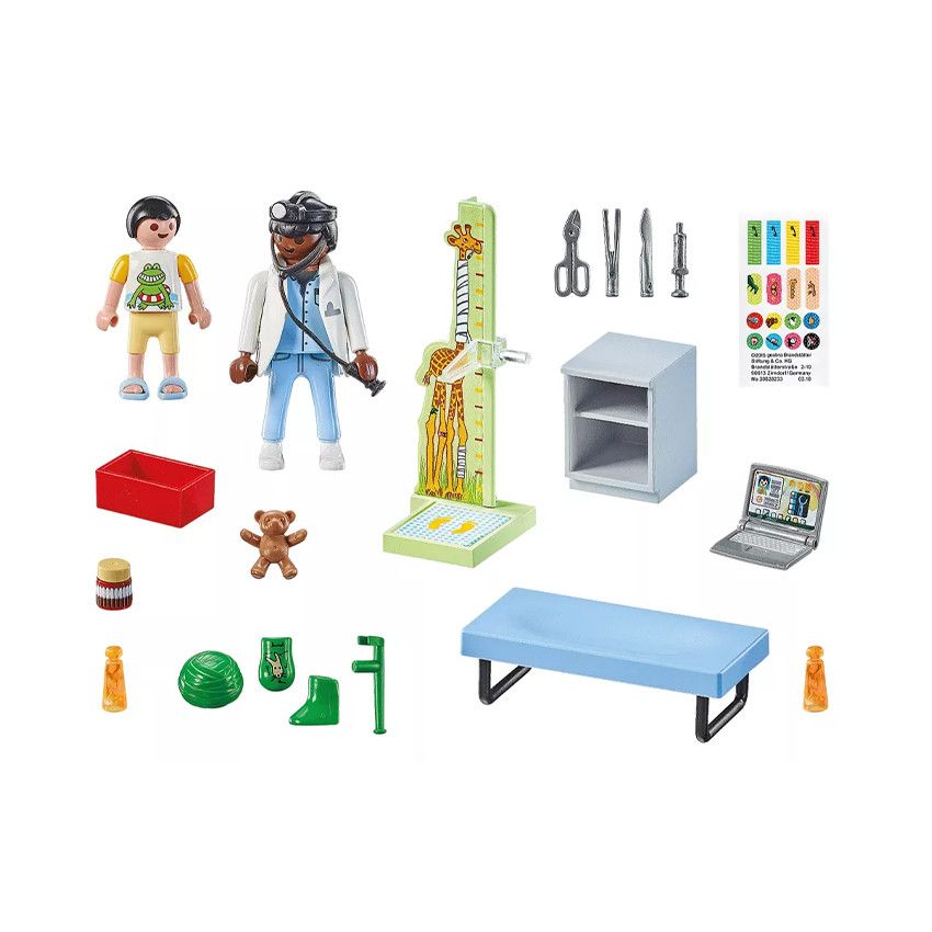 Playmobil - 71619 - Action Heroes - Salle de pédiatrie avec docteur et enfant Playmobil - 71619 - Action Heroes - Salle de pédiatrie avec docteur et enfant