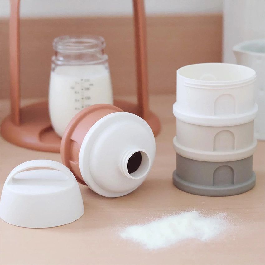 Organisateur Lait En Poudre Boîte Doseuse NUK - 4 Compartiments Pour Lait En Poudre Accessoire Bébé