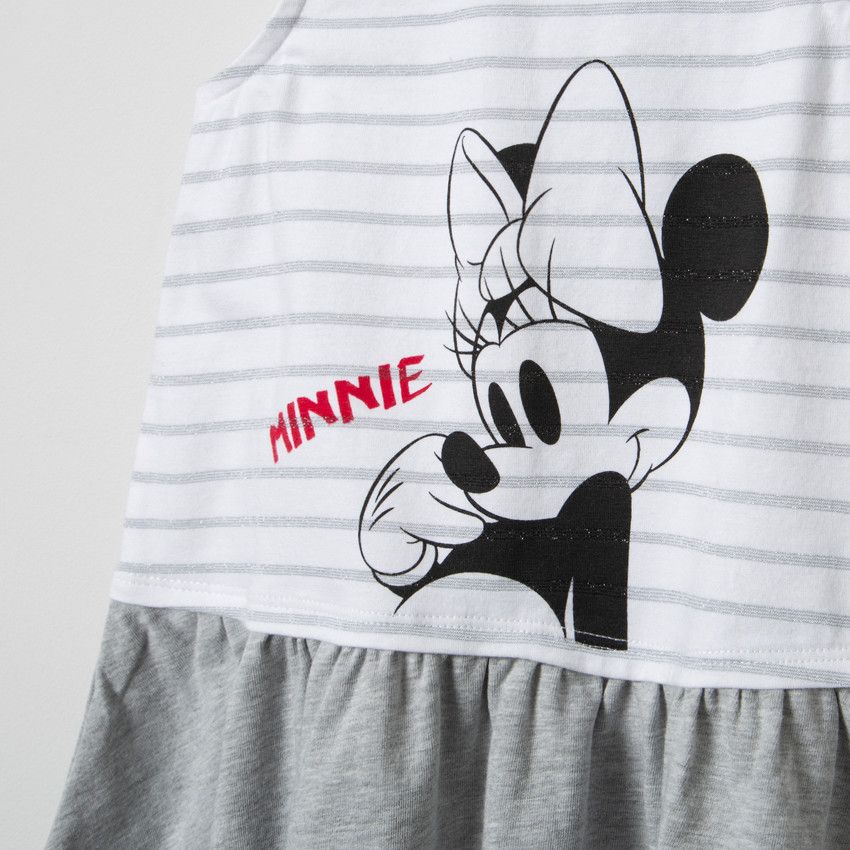 Pomme Framboise Robe à manches volantées et print Minnie ...